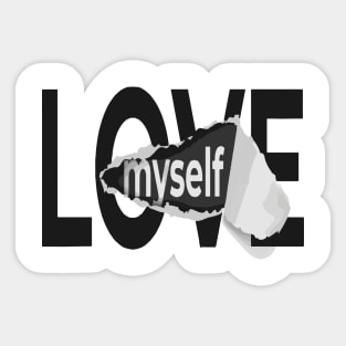 Self love comes first Sticker